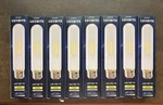 Luxrite Edison T9 Led Dimmable Tube Bulbs 5w=60w Warm White 550 Lumens E26 8pk. Fixed Price $42.99.