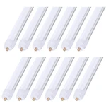 Onlylux 8ft Led Bulbs,12 Pack 94" 45w Fa8 Single 5400lm Milky 12pcs, Clear. Fixed Price $296.49.