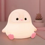 Famiduo Penguin Night Light For Kids,cute Pink Touch Lamp,soft Silico.... Fixed Price $26.17.