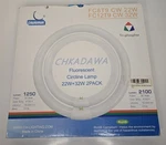 Chkadawa Fc8t9 22w & Fc12t9 32w Daylight Set, Round Fluor. 8&12". Fixed Price $15.00.