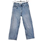 Cherokee Boys Loose Fit Jeans Size 6 Light Blue Straight Leg Adjustable Waist. Fixed Price $8.00.