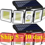 Ameritop Solar Lights Outdoor 300 Led 6500k Motion Sensor Cordless; 5 Adj. Fixed Price $70.00.