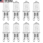 8 Pack G9 Xenon Bulbs 120v 40w T4 Bi-pin Warm White Appliance Lights. Fixed Price $8.88.