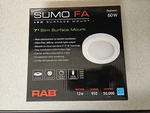 Rab Sumo Fa Led 7" Slim Surface Mount 12w Can Puck Lights- Set Of 10 New In Box. Fixed Price $180.00.