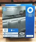 Ge Led Tape Light, Cool White, 10ft Plug-in Indoor Light Strip, 2000 Lumens New. Fixed Price $14.82.