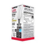 Satco B11 E12 (candelabra) Filament Led Bulb Warm White 60 Watt Equivalence 1 Pk. Fixed Price $10.23.