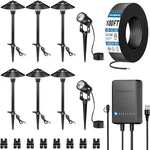 Sunvie Landscape Lighting Kit 6 Path 2 Spot. Fixed Price $256.99.