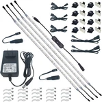 Litever Under Cabinet Led Lighting Kit, 4 Pcs 20 80 Inches, Warm White 2700k. Fixed Price $32.57.