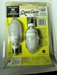 Sylvania 25986 Cfl Candlabra Screw Lamp 2700l Warm White W/adapter For Full Bas. Fixed Price $12.99.