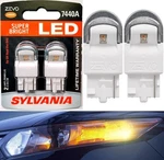 Sylvania Zevo Led Light 7440a 7440 Amber Two Bulbs Rear Turn Signal Upgrade Oe. Fixed Price $32.30.