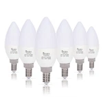 6 Pack Led Candelabra B11 C37 Bulbs 7w 60w Replacement 120v E12 5000k Daylight. Fixed Price $16.95.