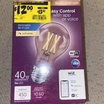 Lot Of 3 - Philips Smart Wi-fi Light Bulb Soft White A19 Led 40w Equiv Dimmable. Fixed Price $24.99.