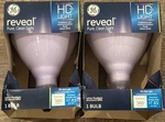 Two (2) Ge Reveal Br40 65w Pc87904 Indoor Floodlights; New In Boxes!. Fixed Price $48.95.