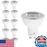 Bioluz Led Gu10 Bulb, 50w Equivalent, 7w, Soft White, Dimmable, 5-yr Warranty. Fixed Price $50.42.