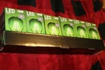 Lot Of 6 Feit Electric Green Led 40w Equivalent 4.5 Watt Dimmable Clear Glass S1. Fixed Price $21.99.