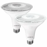 Luxrite Dusk To Dawn Par38 Led Bulb Bright White Wet Rated Ul Listed E26 2-pack. Fixed Price $19.95.