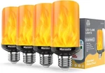 Morsatie Upgraded Flame Led Light Bulbs, 4 Modes Flickering Bulbs. Fixed Price $53.22.