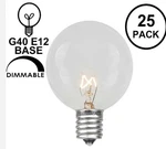 Novelty Lights G40-e12-5w-cl. Fixed Price $10.00.