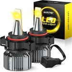 Auxito 5202 Led Fog Light Bulbs Yellow Amber 3000k, 5202/5201,. Fixed Price $58.01.