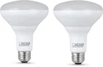 Recessed Can Light Bulbs - Feit Electric Led Br30 65w 2700k 2 Pack. Fixed Price $20.00.