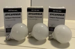3 Sylvania Compact Fluorescent Cf5el G25 827 Dim Globe Lights. Fixed Price $15.50.