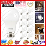 Sunco 10 Pack 3w=25w A19 Led Light Bulbs 3000k Warm White, 250 Lumens, E26 Me.... Fixed Price $33.59.