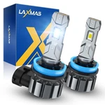 Laxmas H11/h8/h9 Fog Bulb, 28,000lm Brightness 6500k Cool White, Wider Drivin.... Fixed Price $23.28.