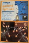 Orange Garland String Lights 50 Ct Black Wire Halloween 8ft Rite Aid. Fixed Price $14.99.