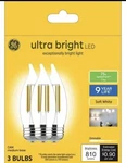 Ge Ultra Bright Led 75-watt Eq Cam White Medium Base (e-26) Dimmable. Fixed Price $7.95.