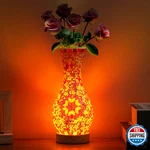 Jaitaik Turkish Mosaic Table Lamp For Living Room Or Bedroom Decoration With Gla. Fixed Price $49.81.