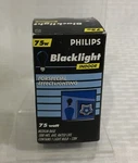 Philips Indoor Blacklight / 75w 120v New In Packaging. Fixed Price $5.99.