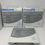 3 Fluorescent Tube Light Bulb 32 Watt 12 T9 Circline Linear Cool White New. Fixed Price $28.49.