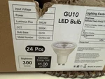 Six Tjoy Gu10 Led Bulbs 6 Pack 4w 300lm 5000k Cool White Model Gu10-4-50. Fixed Price $13.68.