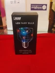 Feit Led Fairy Globe Light, Square, Multi-color, 1-watts. Fixed Price $8.99.