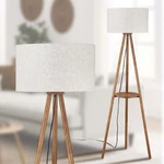 Baobab Tree Park Btp Wood Tripod Floor Lamp Farmhouse Shelf Wooden Standing. Fixed Price $97.48.