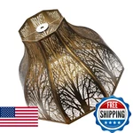Metal Antique Bronze Lamp Shades For Floor Lamps Bedroom Or Living Room, 8-p. Fixed Price $109.10.