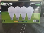 Maxlite E15a19d50/4p A19 100w Daylight 2700k Dimmable Led Bulbs - 4 Pack (b). Fixed Price $5.99.