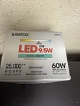 Satco #s9842 Led Bulbs A19 4k, 25k Hrs, 9.5w Cool White Dimmable Gu24 Base. Fixed Price $10.00.