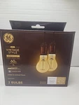 2 Pack Ge Vintage Style Amber Glass Warm Candle Medium Base Bulbs 60w 560 Lumens. Fixed Price $7.79.