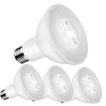 Kenescalr Par30 Led Long Neck Flood Light 4 Count (pack Of 1), Daylight White. Fixed Price $38.99.