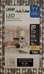 Feit G4 T8 Led Bulb Warm White 20 Watt Equivalence. Fixed Price $8.00.