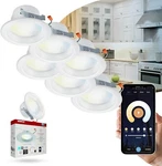 Satco S11260 - 10w Led Recessed Downlight Starfish Iot Tunable White 6 Pack. Fixed Price $99.99.
