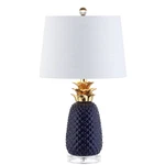 Jonathan Y 23 Navy Blue/gold Pineapple Ceramic Table Lamp For Bedroom Decor. Fixed Price $94.95.