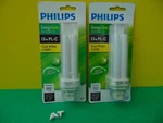 2 Pack Philips Energy Saver 13w Pl-c Cfl 4 5/8" Pin New & Sealed. Fixed Price $20.00.