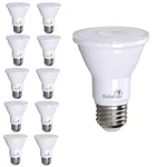 10 Pack Par20 Led Bulb 75w Replacement 90 Cri Indoor / Outdoor Dimmable Spot Lig. Fixed Price $35.99.
