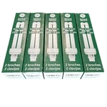 Ge 97580 F18dbx/841/eco 18w Biax 2 Pin Bipin Compact Fluorescent 4000k Qty. Of 5. Fixed Price $14.99.