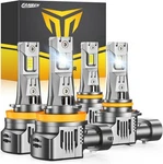 Fahren 4x 9005 H11 Led Combo Headlight Bulb Hi/low Beam 170000lm Extremely White. Fixed Price $76.99.