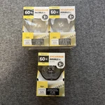 Sylvania 60w Vibration Service Bulbs 120v Double Life Lot Of 3 Nos. Fixed Price $24.99.