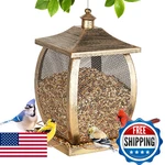 Bird Feeders For Outdoors, Heavy Duty Metal Wild Outside Hangin. Fixed Price $43.22.
