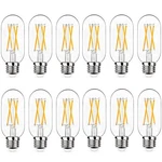 Notoc Dimmable E26 Led Light Bulb 6w,equivalent 60w,e26 Tubular Bulb,antiq. Fixed Price $56.51.